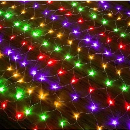 Red navidad multicolor