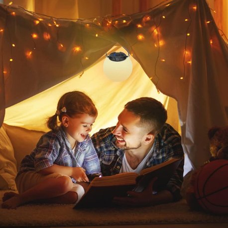 velador de camping esfera