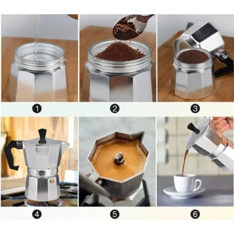 Cafetera Italiana 6pc