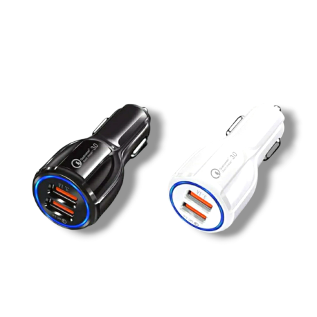 Adaptador 12v auto 6 Amp carga rapida