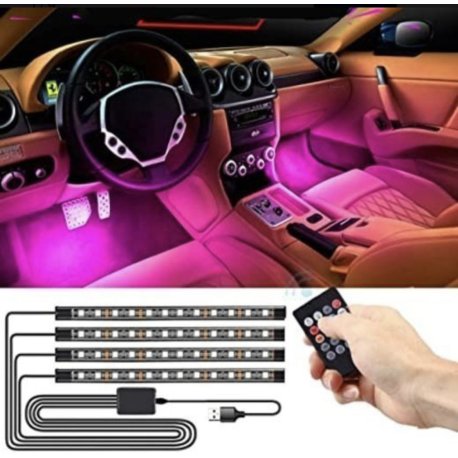 Tiras Led Tunning Auto Interior/Exterior Audioritmica
