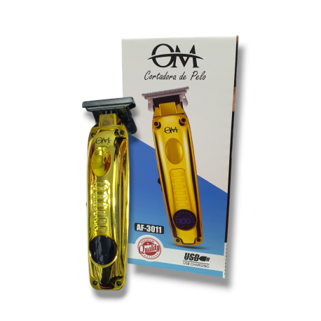 Corta pelo profesional dorada OM