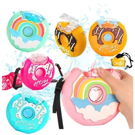 Botellita diseño donas