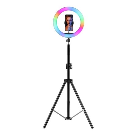 Aro led 12 RGB c/tripode 2.1mts