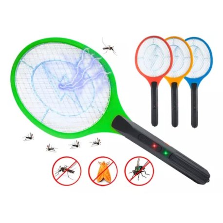Raqueta mata mosquito recargable