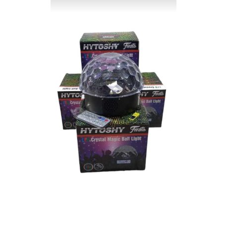 Media esfera con luz y parlante bluetooth