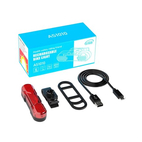 Luz de bici trasera recargable