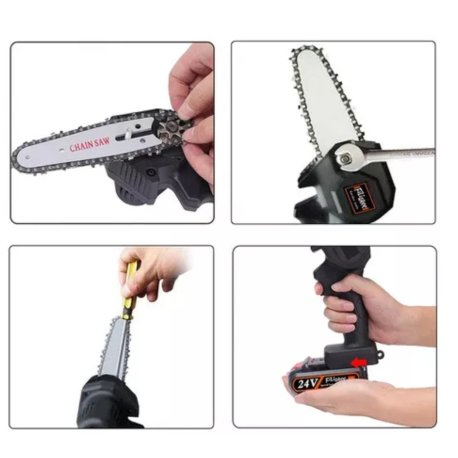 Motosierra portatil recargable