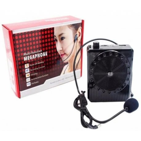Megafono con micrófono y bluetooth
