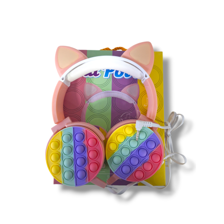 Auricular gatito popit