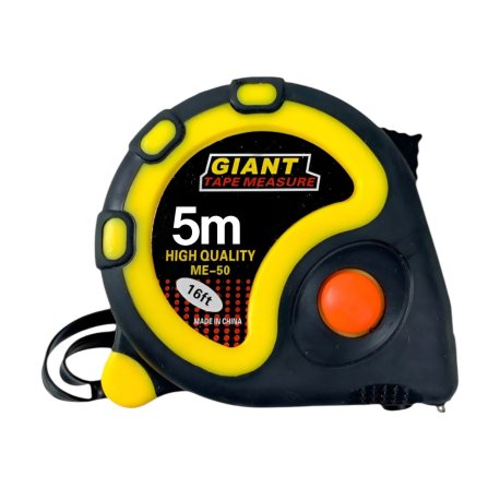 Cinta metrica 5mts engomada GIANT