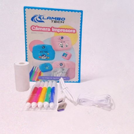 Camara con impresora c/marcadores