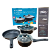 Set kit de ollas x3 NEGRO