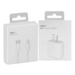 Adaptador cargador salida tipo C PATA DOBLADA 20w