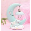 Lampara infantil luna porcelana
