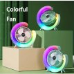 Ventilador portatil c/luz tipo G USB