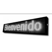 Cartel led programable 1mts blanco